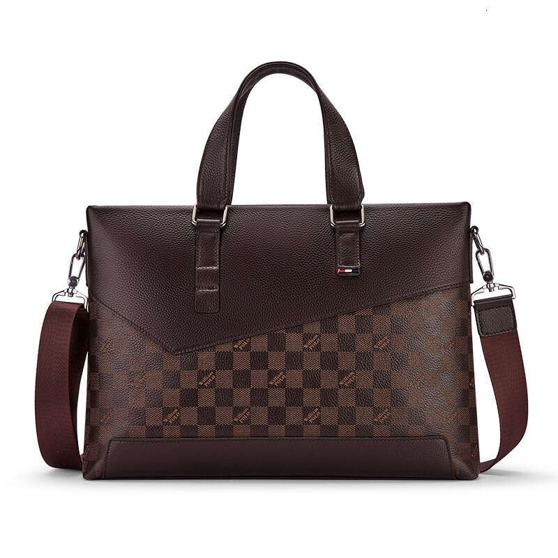 Luxury Shoulder Bags Totes Business Briefcase Men S Handheld Laptop Leather Bag SENYY