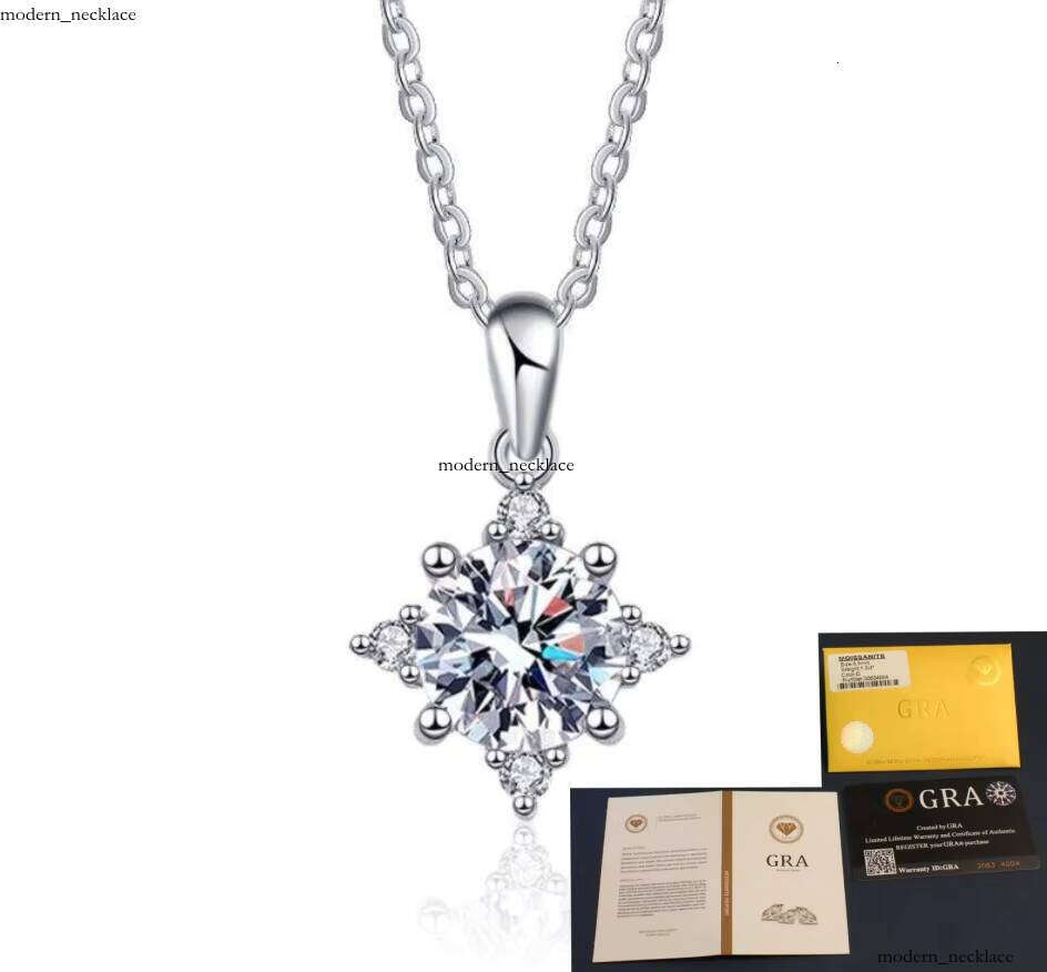 S925 Sterling Silver for Women Carbon Silicon Stone One CT Octopus Necklace Manufacturer Wholesale