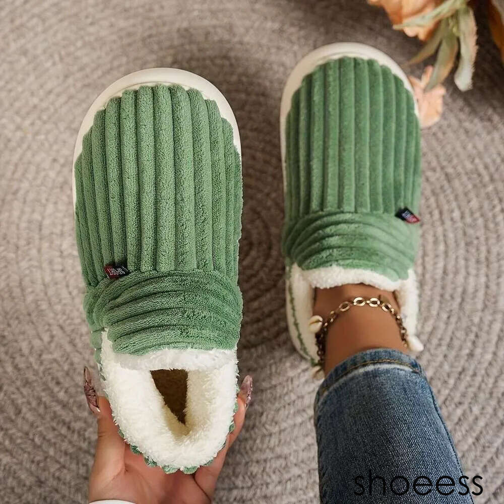 Women's Plush Furry designer shoes Winter Boots With Non-Slip Rubber Sole Thick Cushioned PU Insole All-Season Indoor/Outdoor House, Multi-Color 