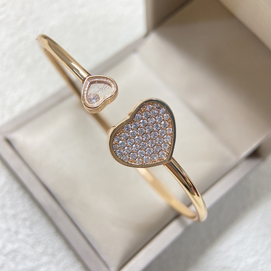 ADITA bangle Designer bracelet freely adjustable in size for wrists 15-19CM for women gold plated Inlaid crystal with box 003