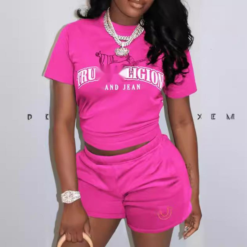 Summer Designer Womens Tracksuits Letter Printed Short Sleeved T-shirt And Shorts Two Piece Set Round Neck Casual Sports Suit Plus Size 3xl