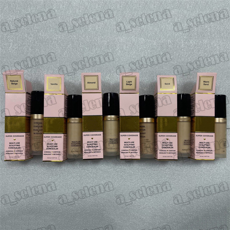 Face Makeup Foundation Coverage Concealer Multi-Use Cream Long Lasting Hydrating Cover Contour Highlight and Retouch 13.5ml