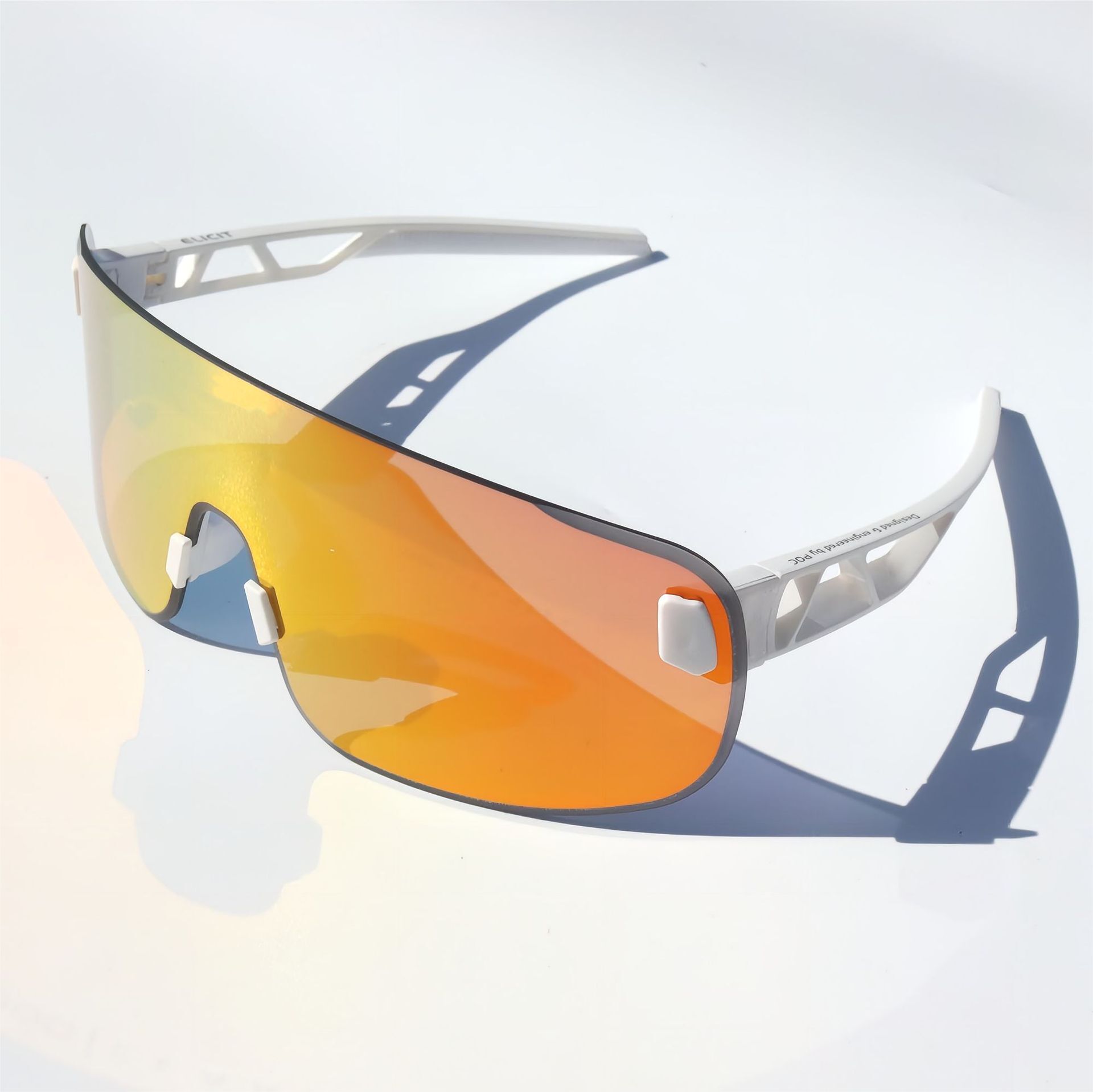 Free Shipping New Cross-Border Windproof Cycling Glasses Fashion Colorful Running Sun Protection Sunglasses Bicycle Unisex Large Frame Sports
