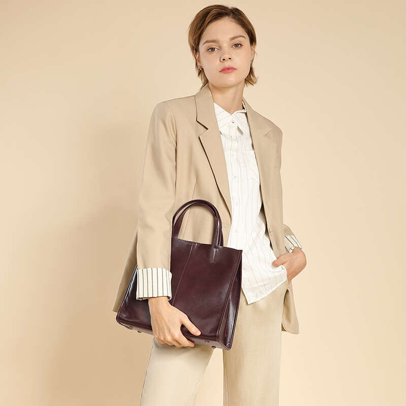 Luxury Shoulder Bags Totes Hobo Vintage Top Layer Cowhide Tote New Spring Summer Crossbody Bag Large Capacity Bucket Genuine Leather Handbag SENYY