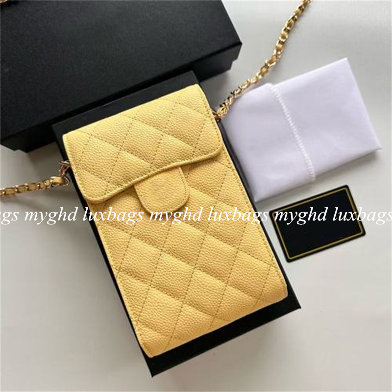 Fashion Chains Phone Pocket Flip Cover Crossbody Cards Purse Chains Wallets 28220