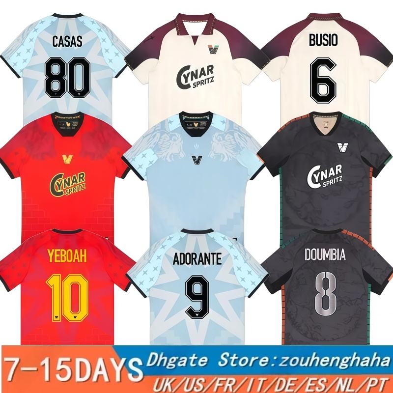 Venezia Fourth 25 26 Soccer Jerseys 2025 2026 Venice Home Away Third Kids Men Football Jersey Shirts Kit ADORANTE YEBOAH DOUMBIA CASASS BUSIO SVOBODA Maglia calcio