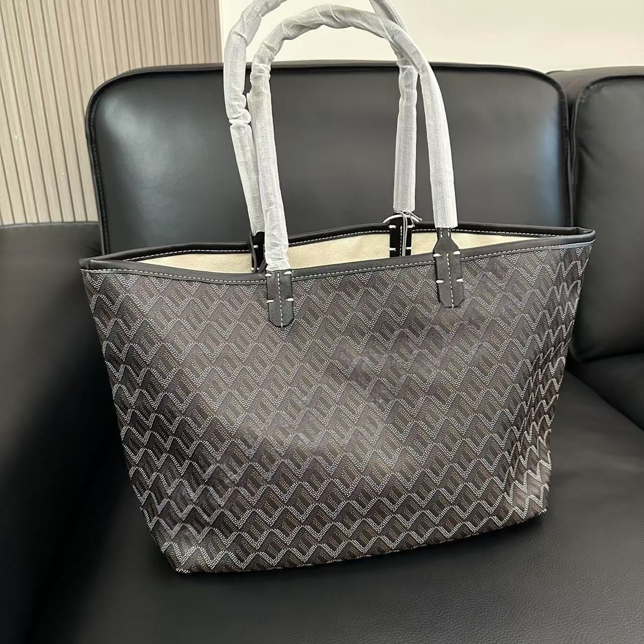 High Quality Designer shopping bag green tote Beach summer Luxury Handbag Women Fashion Leather Shoulder High Capacity Composite 10A Bags Totes PM MM Calf Women's