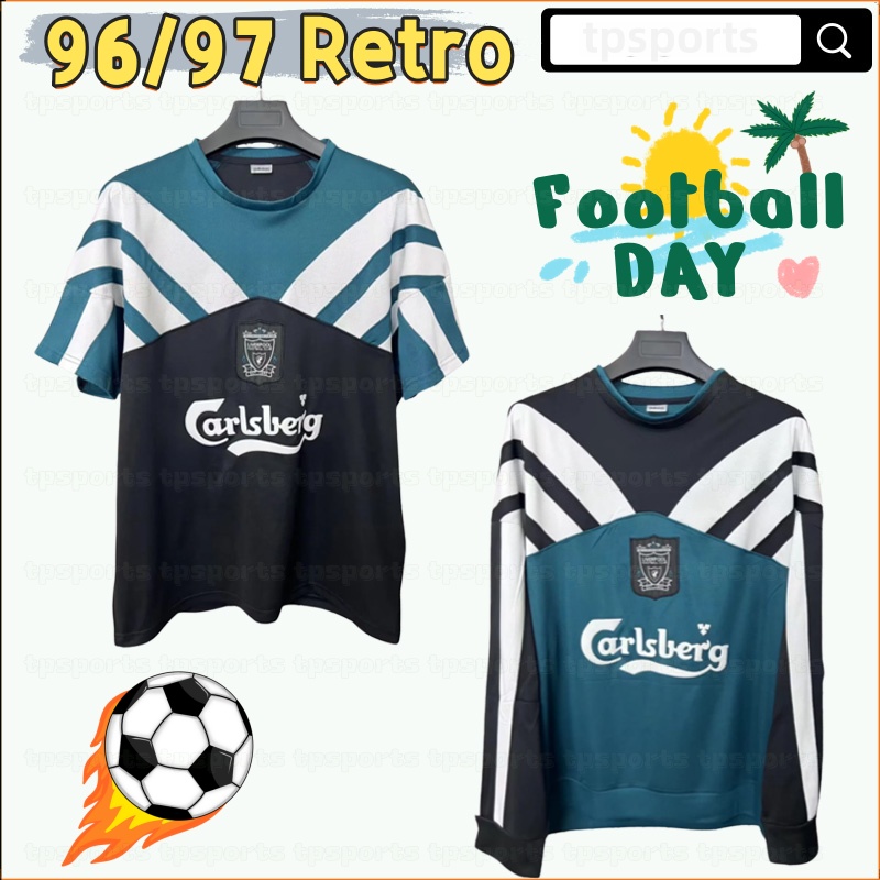 liverpool 26 27 kit soccer jerseys New Reproduction 1996/97 Retro LFC football shirts