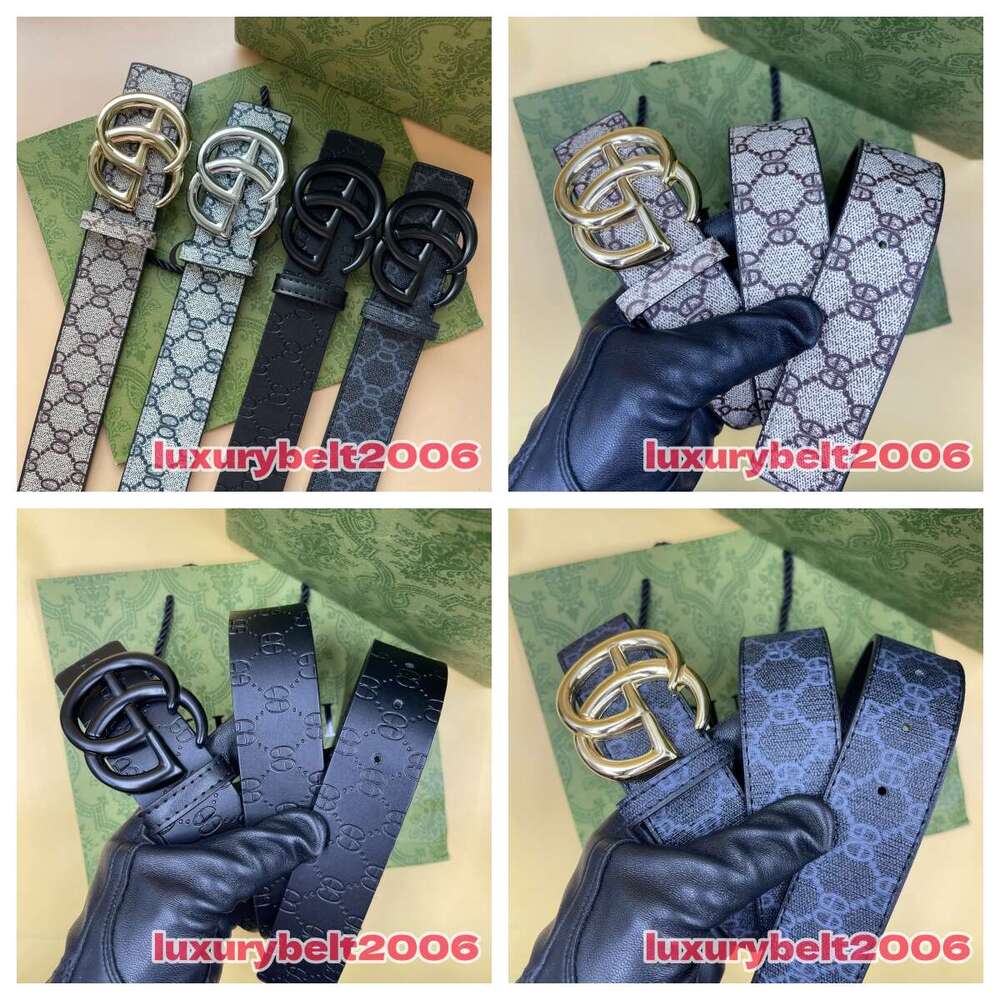 Male and female designers waistbands with metal letters, quality buckles 3.8cm fashionable and versatile multi-color patterns shipped with quick delivery punch