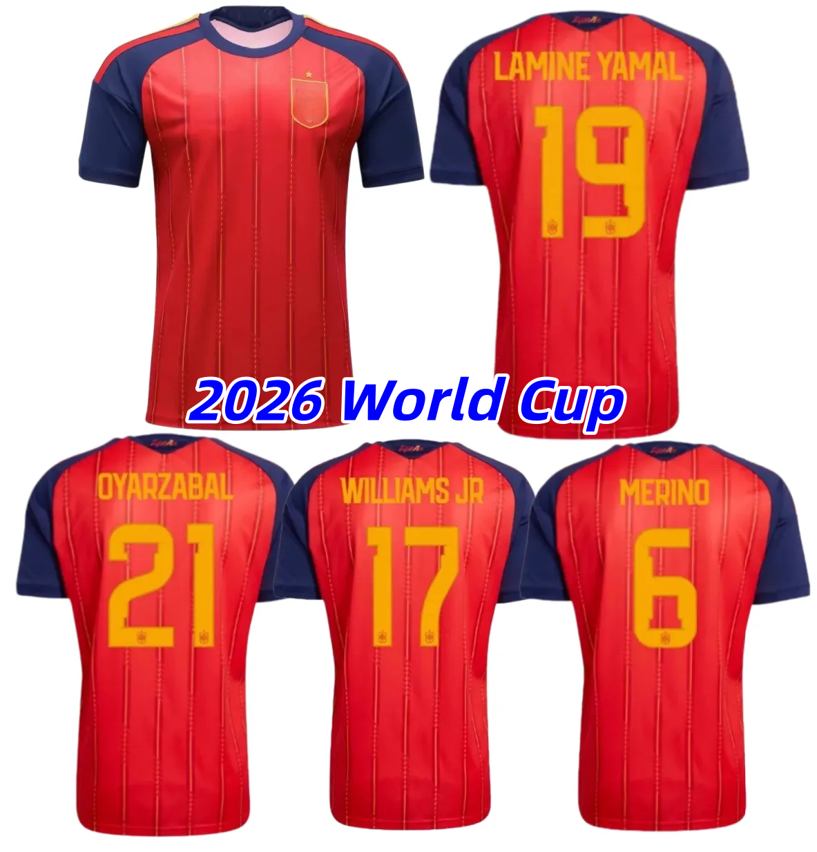 Spain Jersey 2026 World Cup Soccer Jerseys PEDRI GAVI LAMINE YAMAL MORATA Carvajal OLMO FERRAN RODRIGO SPANISH Men 2027 Camiseta Espana Durable supplier