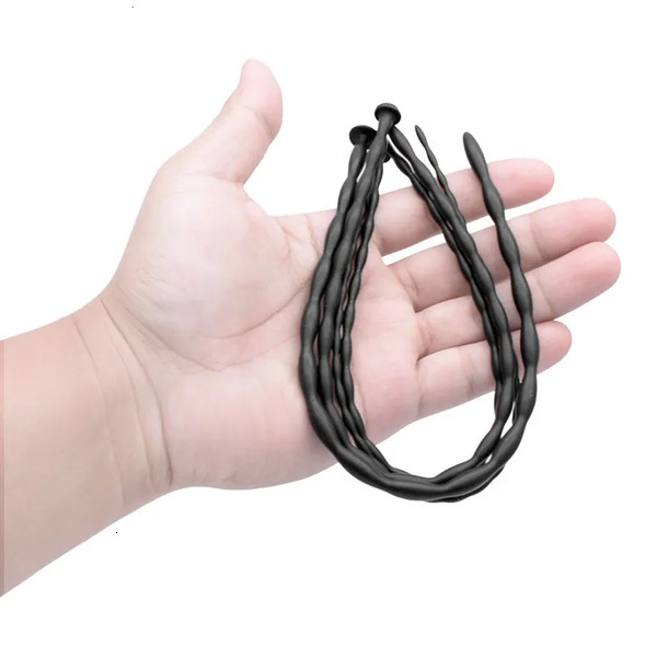 2026 New Adult Toys 8Pcs/Set Silicone Long Penis Plug Urethral Sound Stimulation Dilators Sounding Rod adult toys Bdsm Sex For Men Gay 012