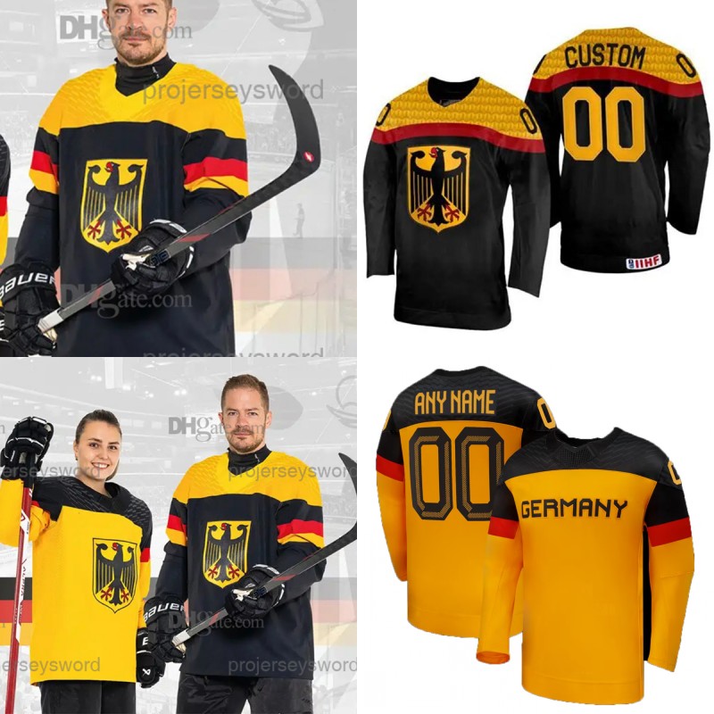 Germany Hockey 2026 Winter Olympicss Hockey Jersey Leon Draisaitl Tim Stutzle Nico Sturm Moritz Seider Philipp Grubauer JJ Peterka Custom Hockey Jerseys 88
