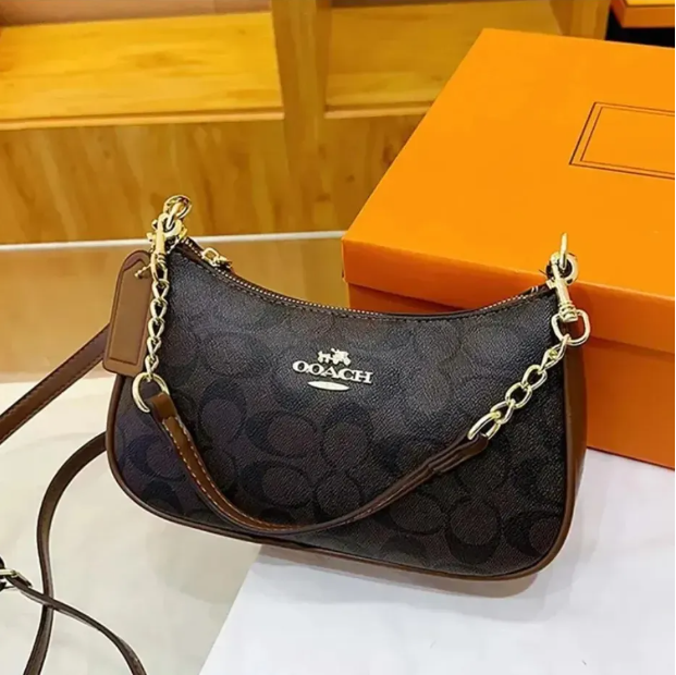 Evening Bags Cherry Teri Shoulder Bag Designer Purse Genuine Underarm Handbag Armpit Tote Leather Crossbody Denim Sacoche Ladies Clutch Wallet Hobo Purses