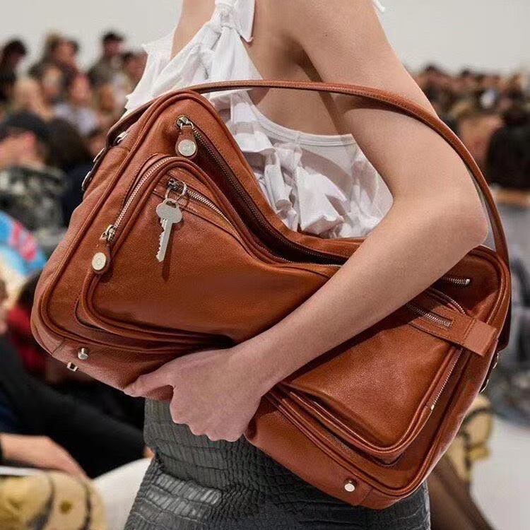 100% genuinel Leather Top acne Studios Camero Shoulder Bag Strap Handbags Ziplock Travel Multi-compartment Motorcycle Totes Men Women Crossbody Pouch Underarm Bags