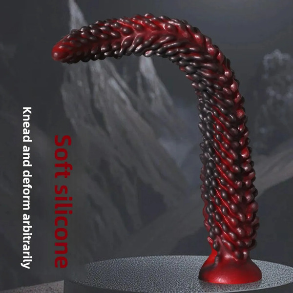 2026 New Alien Tentacle Long Thick Dildo Spiral Silicone Large Butt Plug Suction Cup Anal Dilator Adult Toy Men Women 012