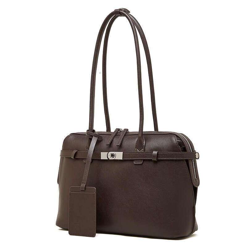 Luxury Shoulder Bags Totes Genuine Leather Women S New Model Unique Design Tote Bag Versatile For Commuting Fashionable Large Capacity Handbag And Sho