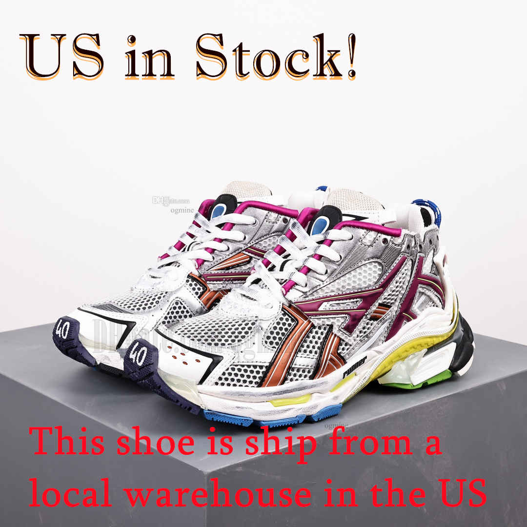 Designer Runner 7.0 Sneaker Tatic Luxury Running Shoes Womens Mens Breathable White Black Green Blue Comfortable Sole Trainers Timely shipment in US local shipping