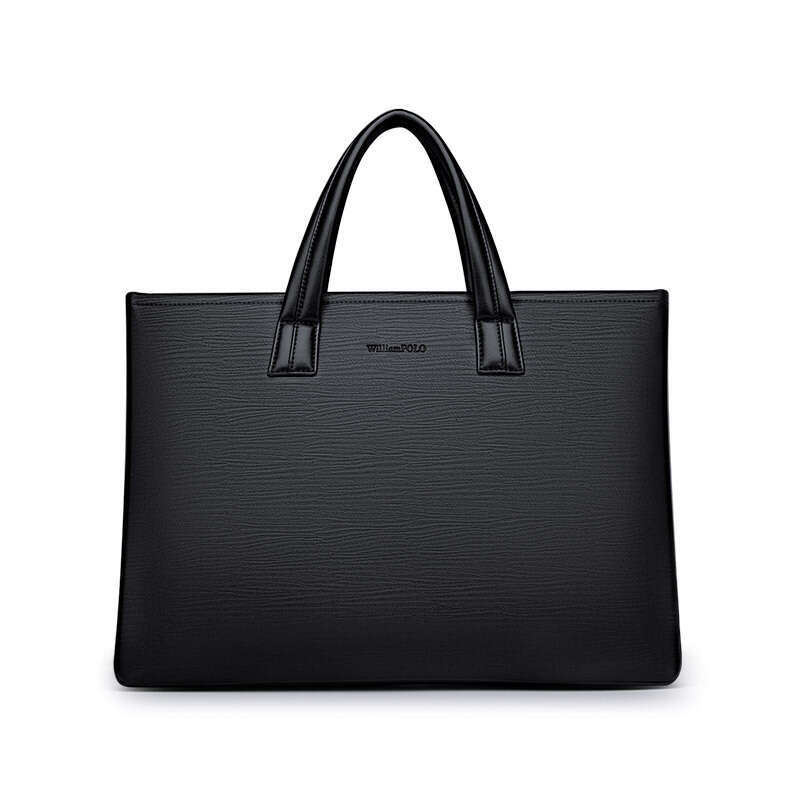 Luxury Shoulder Bags Totes Brand Men S Briefcase Laptop PU Leather Business Notebook Waterproof Wear Resistant Bag SENYY