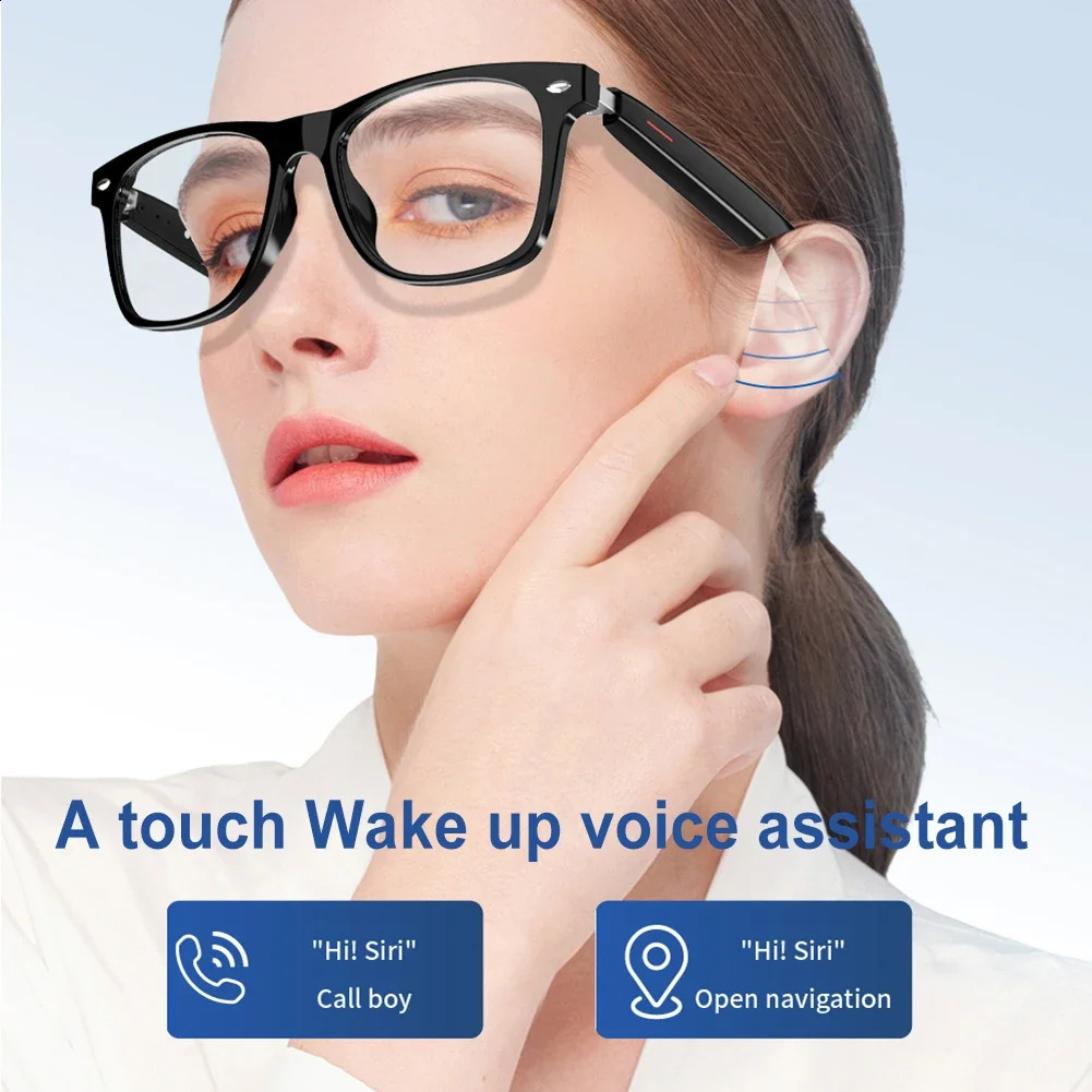 4K Smart AI Glasses 8MP Camera Recording Videos Po Recognition Answer Translation BT Call Voice Assistant Control Smart Glass 260206