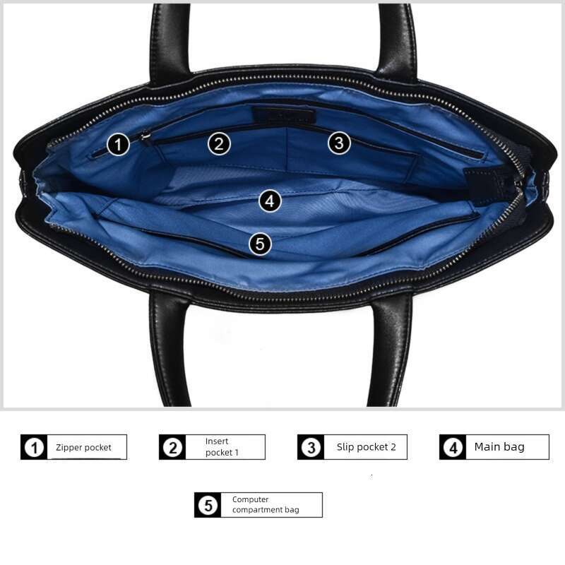 Luxury Shoulder Bags Totes Hobo King Multifunctional Business Briefcase For Men Inch Large Capacity Top Layer Cowhide Handbag Laptop Bag SENYY