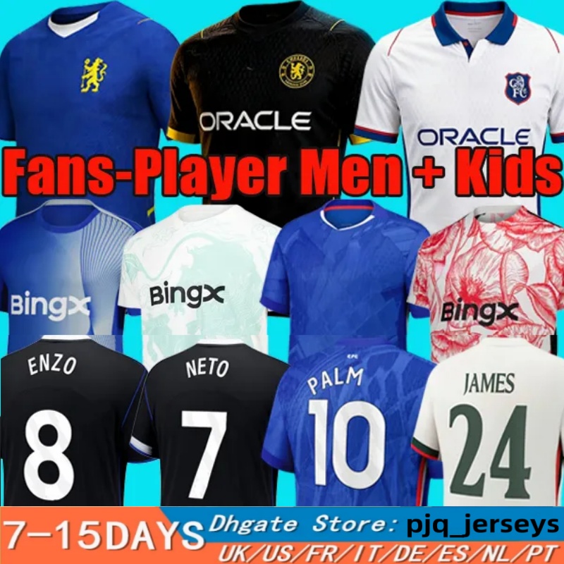 Chelase Jersey 25 26 27 Cole Palmer Jadon Sancho Enzo Fernandez Jerseys Marc Cucurella Mykhailo Mudryk Caicedo Kits Kids Chelse Men Football Shirt Cfc Chelses Jersey