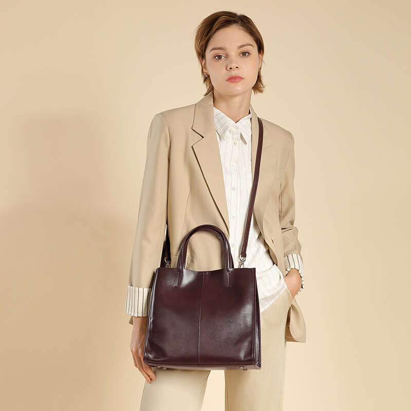 Luxury Shoulder Bags Totes Hobo Vintage Top Layer Cowhide Tote New Spring Summer Crossbody Bag Large Capacity Bucket Genuine Leather Handbag SENYY