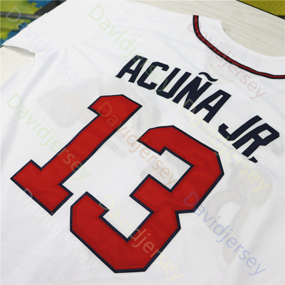Atlanta Ronald Acuna Jr Jersey Braveses Spencer Strider Raisel Iglesias HS Kim Matt Olson Ozzie Albies Austin Riley Harris II Smith-Shawver Schwellenb