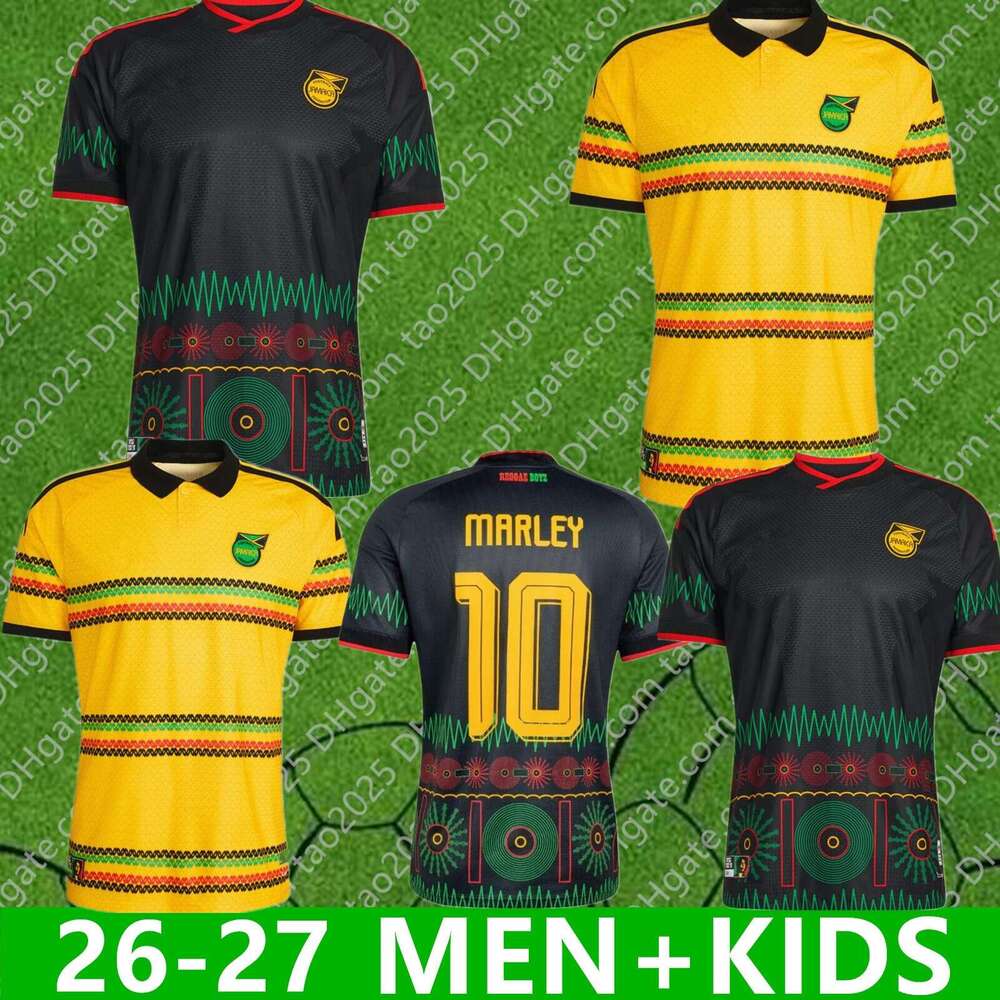 26 27 Jamaica soccer jerseys BAILEY MORRISON home 26 27 away football shirt EARLE LOWE WHITMORE DAWES SINCLAIRLOWE NICHOLSON Uniform
