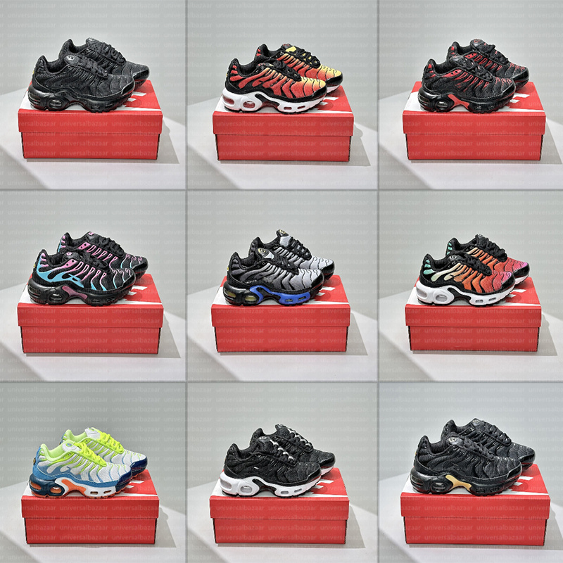 2027 kids Shoes Tn 2.0 Sneaker Toddler Athletic Children Triple White Black Gold Red Laser Blue girls boys