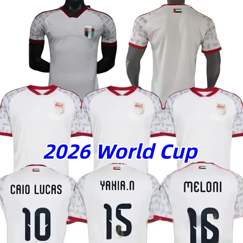 2026 World Cup UAE soccer jerseys United Arab Emirates home Player version Men National Team 26 27 Kit football shrits men Fans version sets White uniform S-2XL