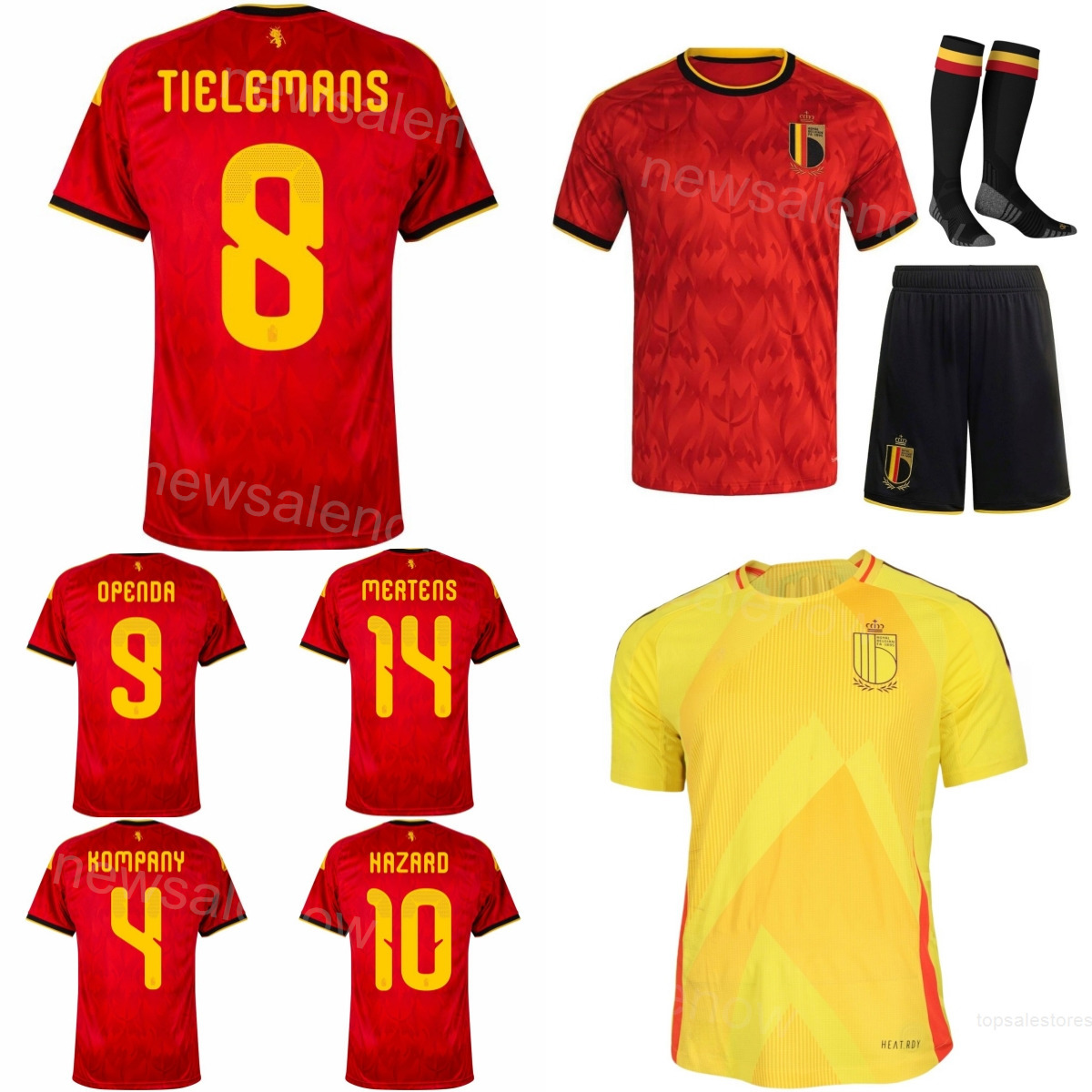 National Belgium Soccer Jerseys 2026 Mans Kids 7 DE BRUYNE 22 DOKU SAELEMAEKERS TIELEMANS DE KETELAERE SELS VANAKEN DE CUYPER MEUNIER CASTAGNE Football Shirt Kits