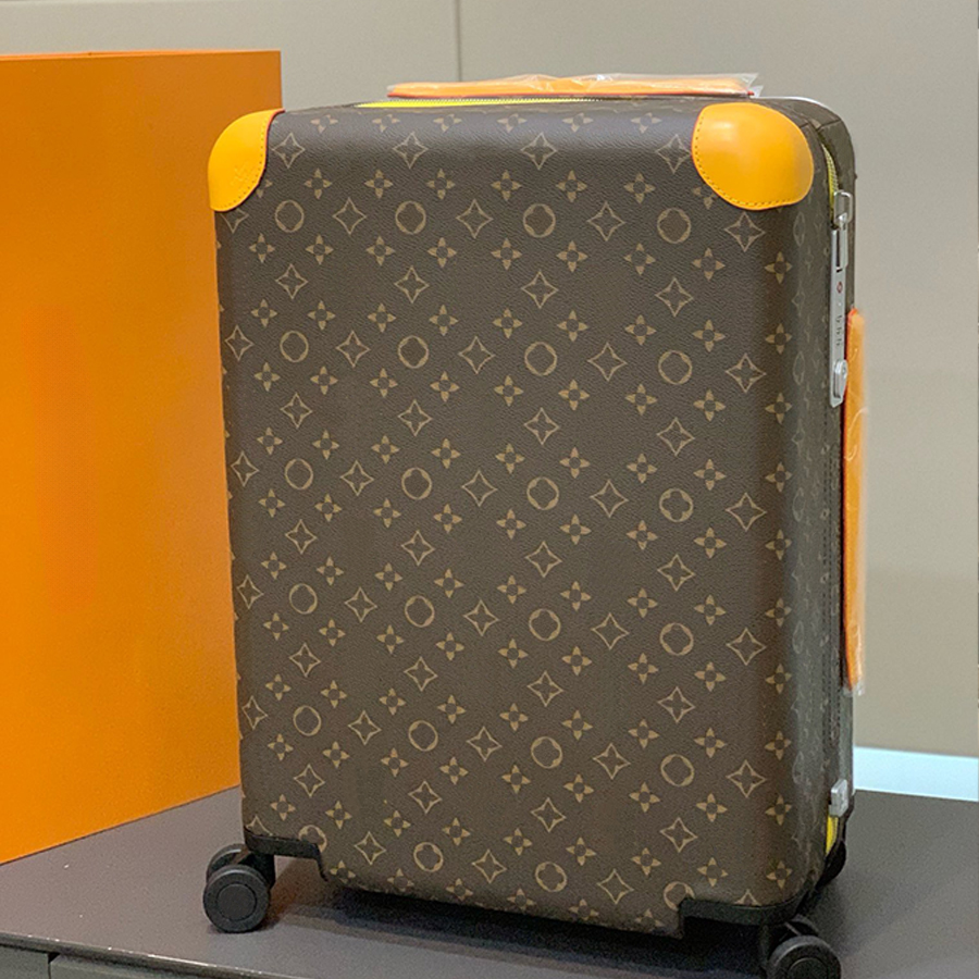 Luggage Designer Suitcase Genuine Leather Suitcases Horizon Luggage with wheels Flower Design Luxury Boxes Trolley Case Travel Bag Unisex Boarding Password Box