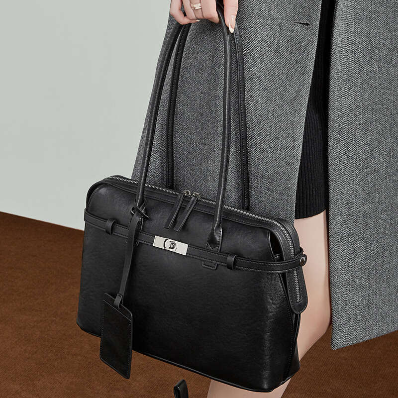 Luxury Shoulder Bags Totes Genuine Leather Women S New Model Unique Design Tote Bag Versatile For Commuting Fashionable Large Capacity Handbag And Sho