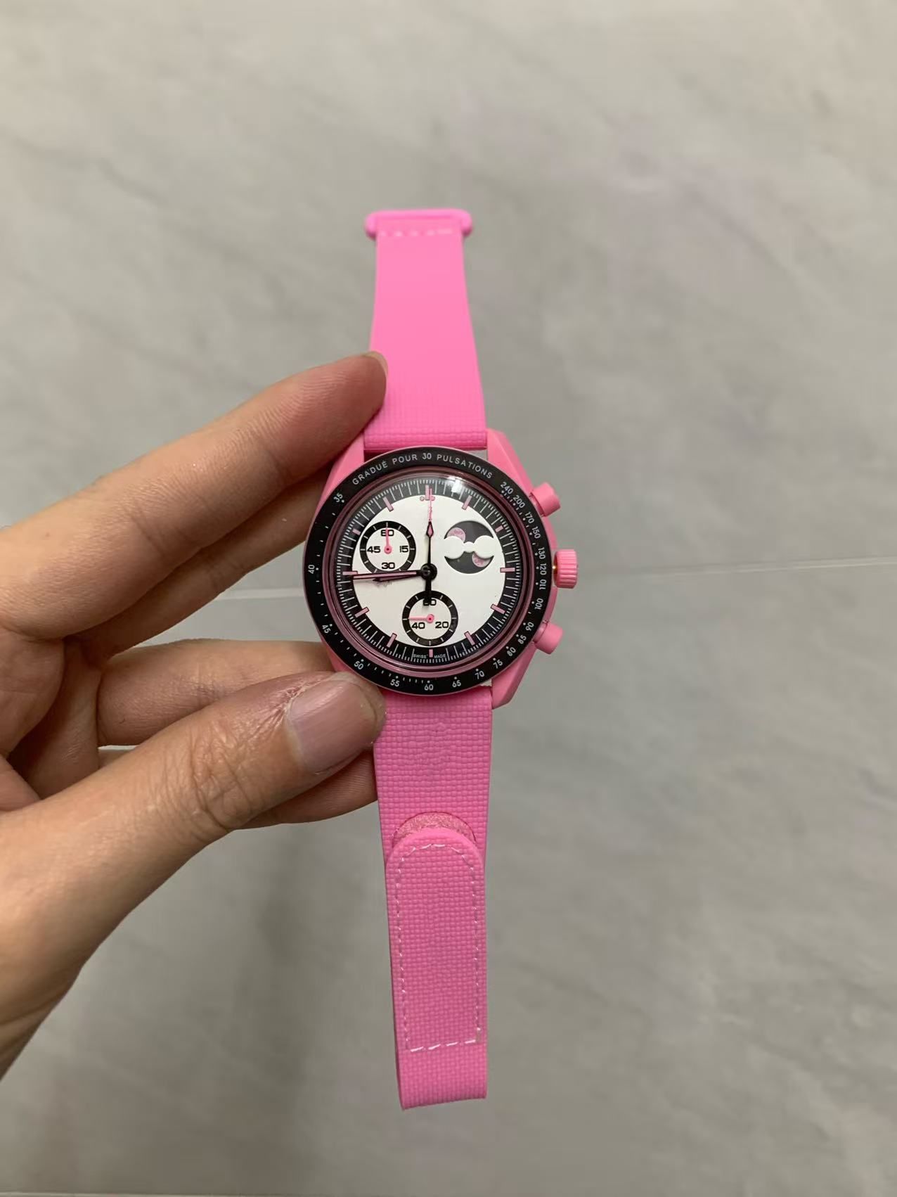 WITH BOX Mens Planet Moon Watches Full Function Quarz Chronograph Watch Mission To Mercury 42mm Nylon Luxury Watch Limited Edition Master Wristwatches