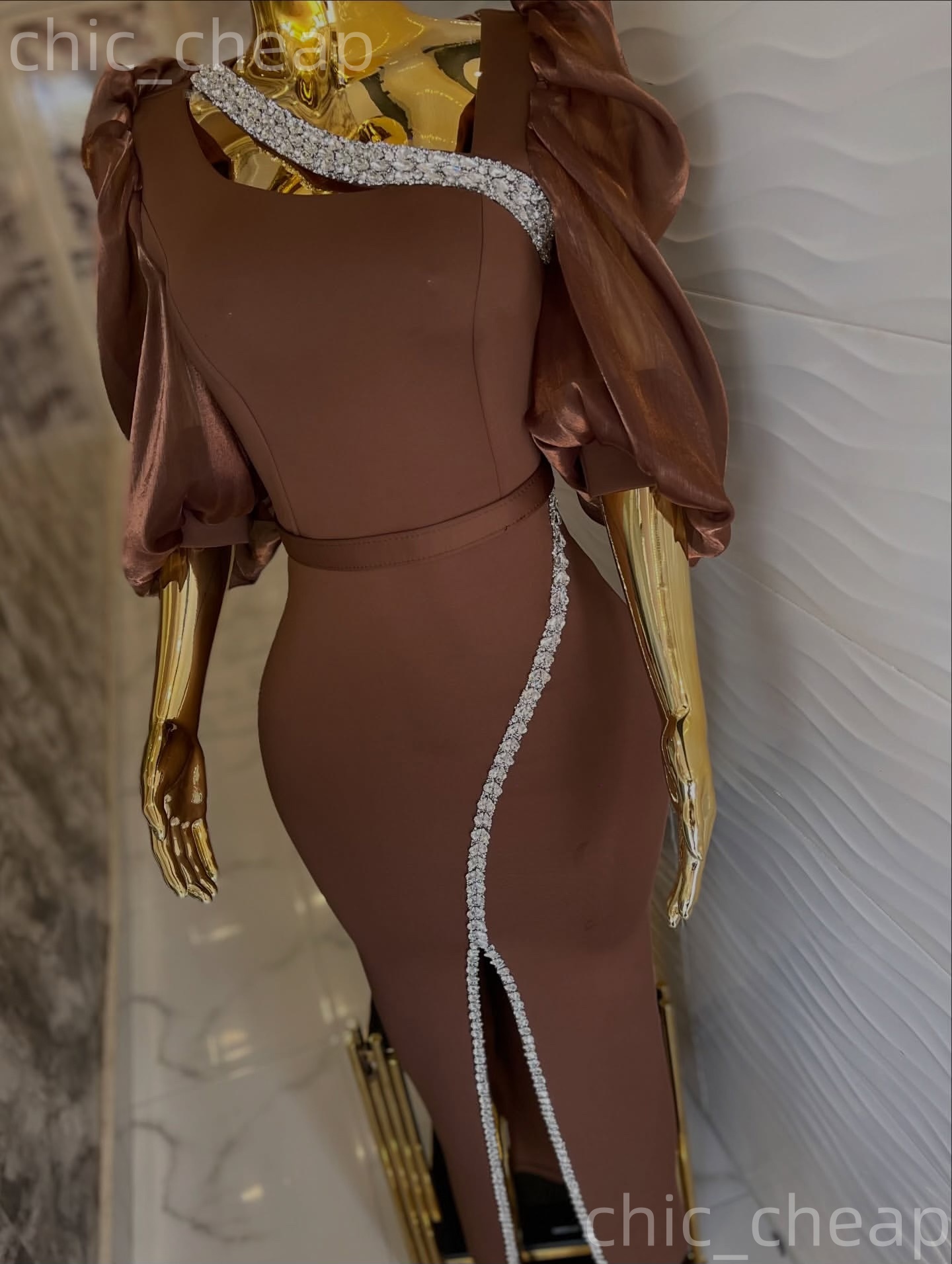 2026 Plus Size Chocolate Sheath Mother Of Bride Dresses Crystals Ankle Length Evening Party Mama's Dress Vintage 50's Birthday Wedding Guest