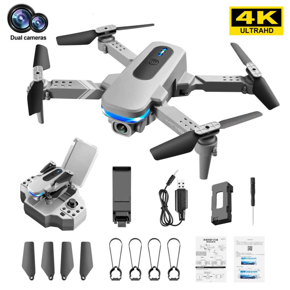 Famous brand cross-border KY910 mini folding drone 4K high-definition dual camera aerial photography quadcopter fixed height remote-controlled aircraf