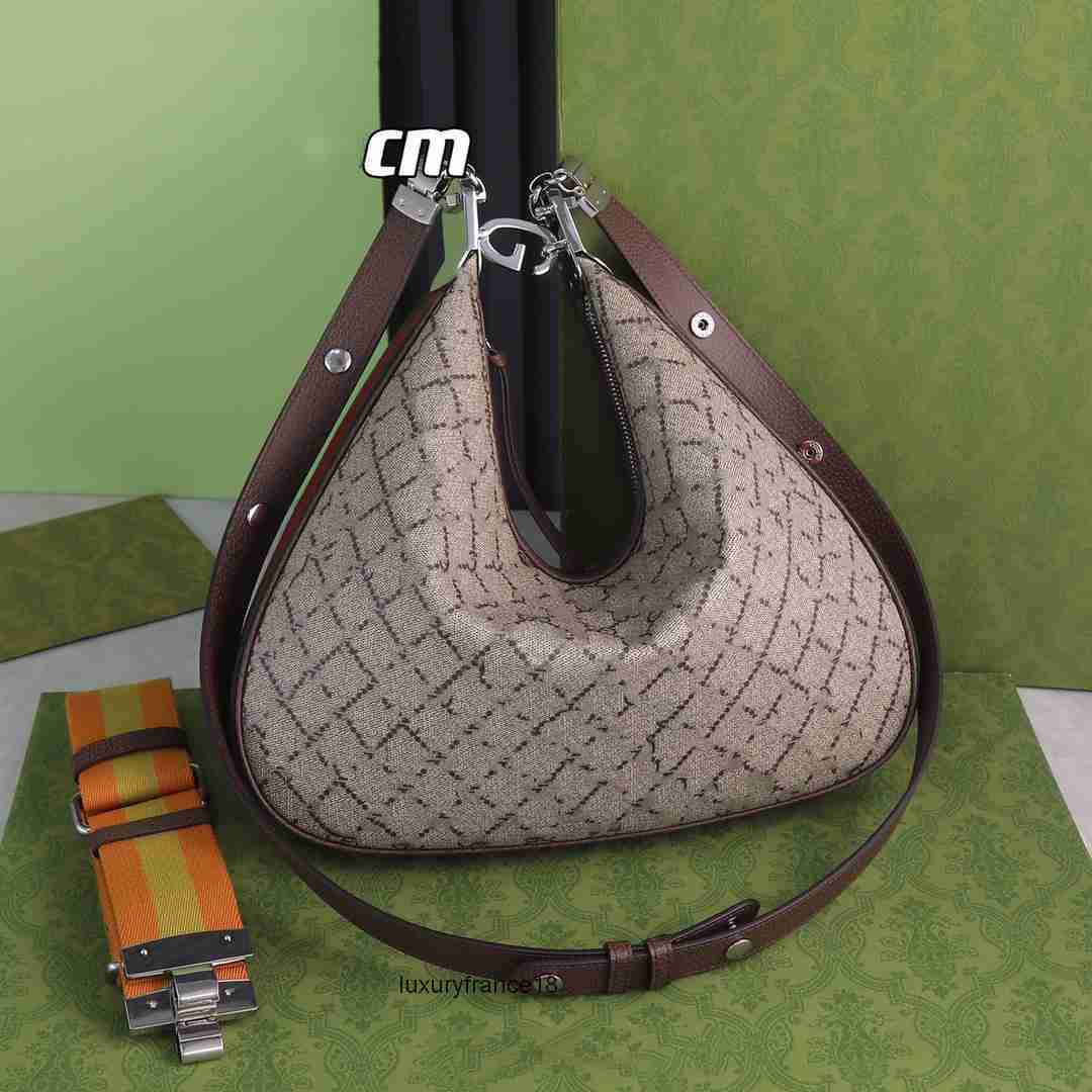 evening bags attache large shoulder bag crescent moon shape g shaped hook closure with zip detac gucciibag guccibags guccii guccis guccipurses ophidiagucci gg IMR8