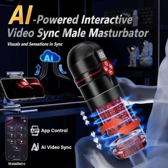 2026 New Mrgras Masturbator - AI Sync Male For Men With 12 S Vacuum Pump 7 Thrusting Rotating Vibrating Sucking Licking Adult Mens Sex Toys Adult Toys