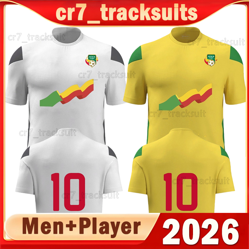 2026 Benin National Football Team Soccer Jerseys MOUNIE DOSSOU IMOURANE 25 26 Football Shirts DOKOU OLAITAN JR TIJANI D'ALMEIDA TOSIN Player Version Men Uniforms