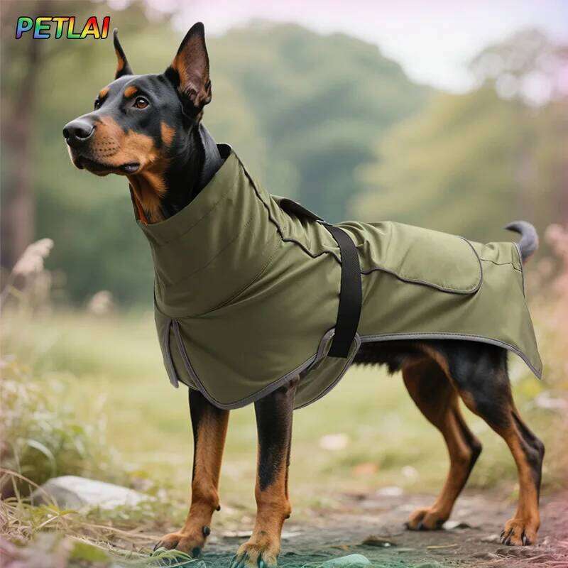 Famous brand jacket Outfit Waterproof Rainproof Clothing Coat Outdoor Rain Dual Use Cloth Large Dog Pet Wind Clothes pupakaIK