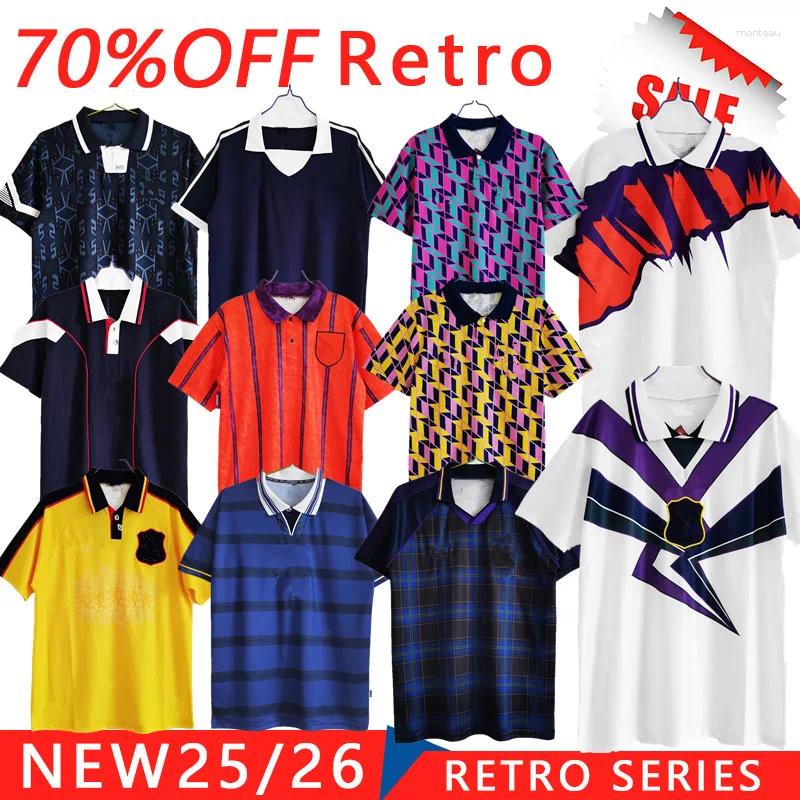 Men's Jackets 1982-87-88-89-91 Retro Scotland Soccer Jereys BAXTER ARCHIBALD Classic 93-94-96-98 2002 McCOIST WHYTE Shirts