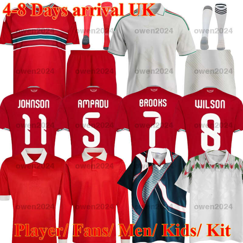 2026 wales football jersey 150 anniversary 150TH 26 27 BROOKS WILSON JOHNSON Neco Williams HOME soccer shirts men kids kit home away top SPECIAL