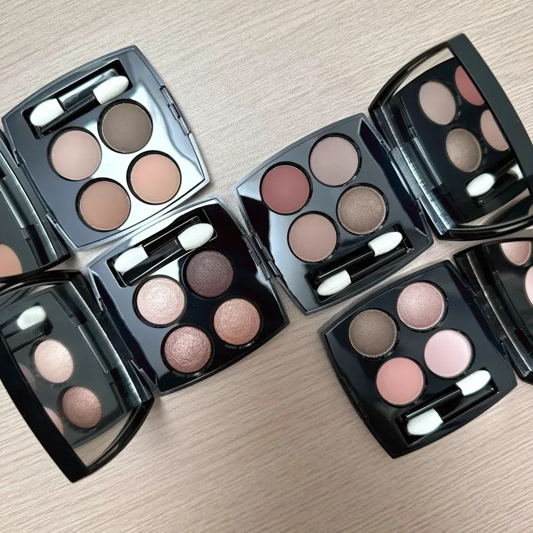 Brand 4 Colors Eye Shadow Palette With Make Up Brush 6 Kinds Can Choose Women Girl Eyes Makeup Kit 301 302 303 304 305 306 Good Quality