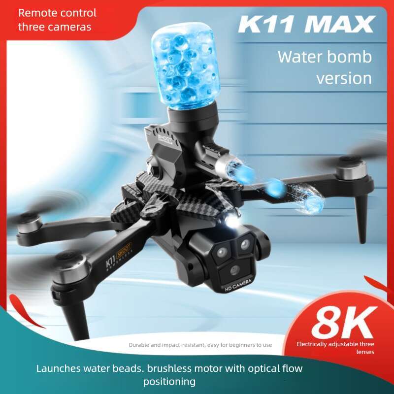 Renowned brand K11Max drone, brushless Mazda, three camera aerial photography, quadcopter, water bomb launch, remote-controlled drone, Drone CKS
