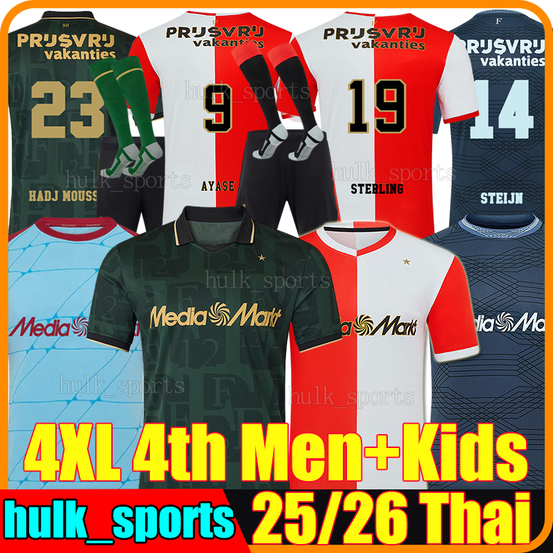 4XL 2025/26 FeYeNoOrdS STERLING 4th Soccer Jerseys AYASE HADJ MOUSSA STEIJN WATANABE SAUER BORGES TENGSTEDT BOS SLITI LARIN men kids kits socks sets football shirts