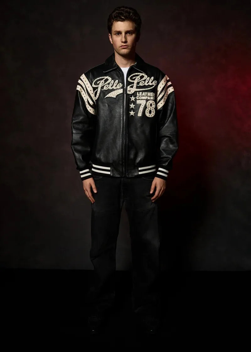 Men Womens Leather Baseball Jacket Bling Rhinestone Embellished Varsity Bomber Coat 90s Y2K Hip Hop Streetwear Outerwear Coats 260205