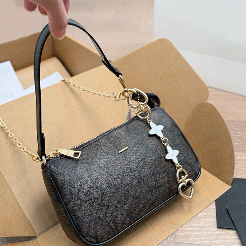 Luxury Teri bag Designer Shoulder bag Women Mahjong bag Vintage Clutch bag Commuter Date Light Versatile Underarm Bag Chain Mini Crossbody bag Purse