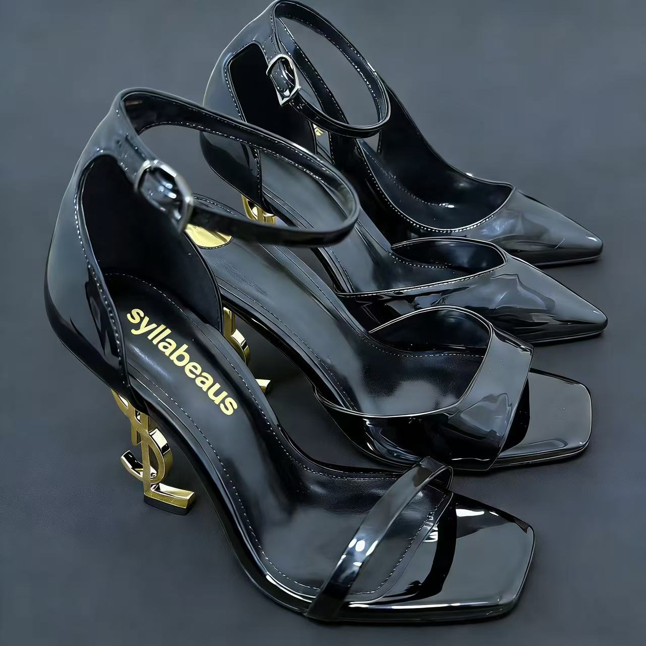 Designer high heels women Dress Shoes patent leather black gold nude red silver womens lady sandals party wedding office pumps Stiletto Heel