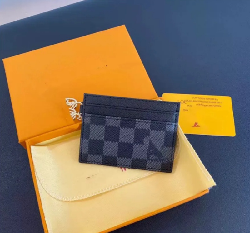 Women card holder designer wallet cardholder designer purse women genuine Leather Womens men Purses Mens Key Ring Credit Coin Mini Wallet wholesale with box q1