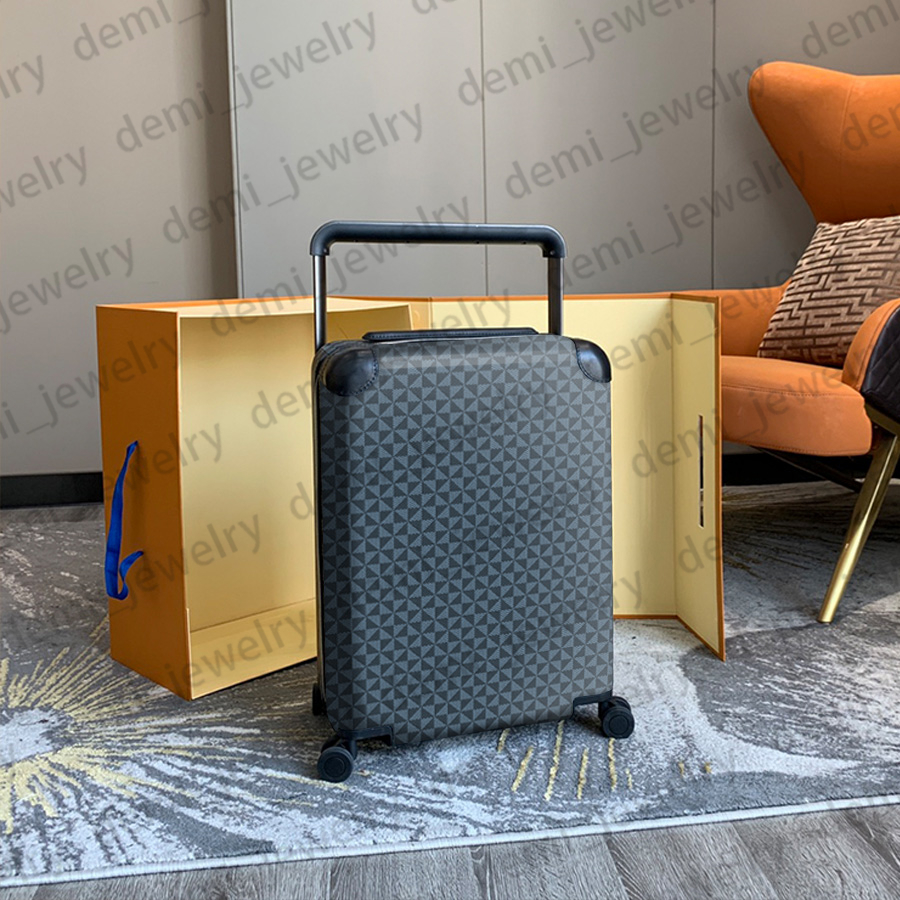 Designer Suitcase Genuine Leather Suitcases Flower Design 20 inches Luggage with wheels Luxury Boxes Trolley Case Travel Bag Unisex Boarding Case Password Box